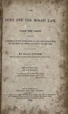 THE JEWS AND THE MOSAIC LAW