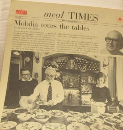 Mobilia no. 273 1978. Meal Times. International…