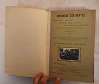 image of Annuaire des Ventes de Tableaux, Dessins, Aquarelles, Pastels, Gouaches, Miniatures 1919-1920