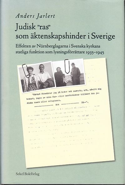 Judisk ”ras” som äktenskapshinder i Sverige.…