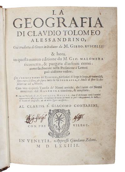 La Geografia di Claudio Tolomeo Alessandrino, Già…