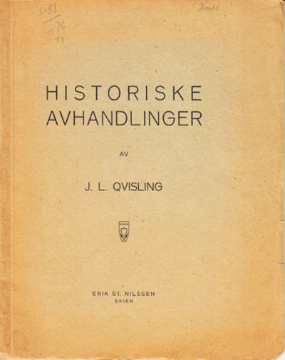 Historiske avhandlinger.