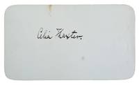 Celia Thaxter Autograph - Signed Card