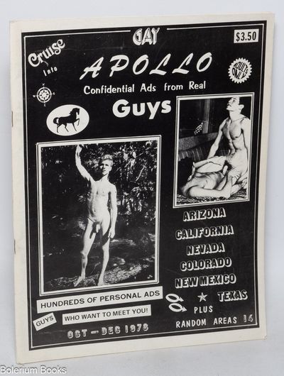 Scottsdale, AZ: Apollo, 1970. Magazine. 52p. includes covers, 8.25x10.75 inches, almost entirely per...