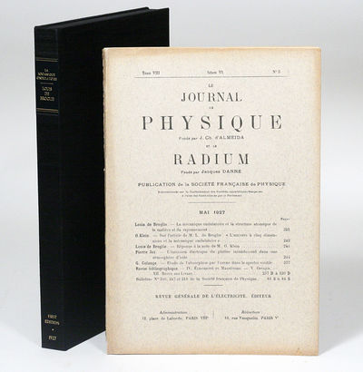 La m&eacute;canique ondulatoire et la structure atomique de la mati&egrave;re et du rayonnement [Wave mechanics and the atomic structure of matter and of radiation]