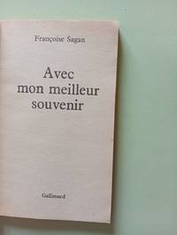Avec mon meilleur souvenir
