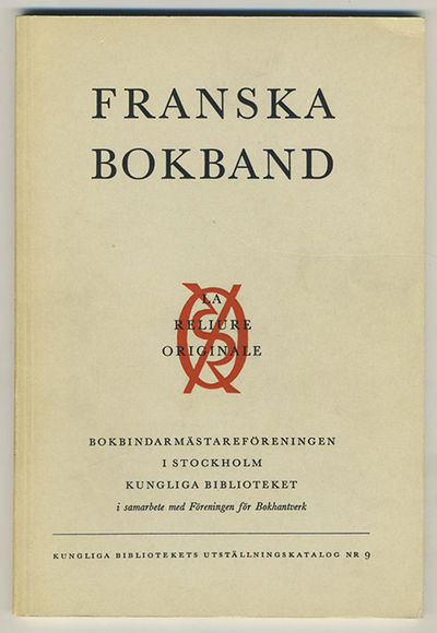 Franska bokband. Utställning anordnad i samarbete…
