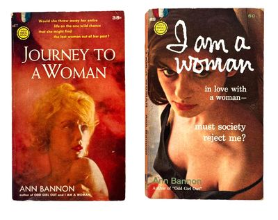 LGBTQ Lesbian Pulp Fiction Ann Bannon First Edition Collection Beebo Brinker Series 1959 to 1960