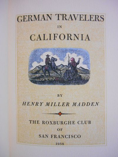 German Travelers in California