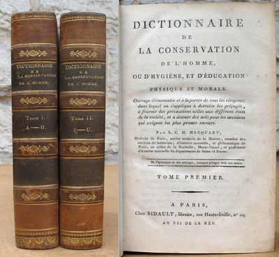 Dictionnaire de la conservation de l'homme, ou…