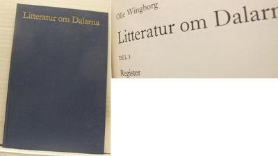 Litteratur om Dalarna.  Del 3. Register.