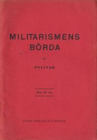 Militarismens börda.