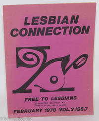cover of Lesbian Connection: vol. 3, #7, February 1978