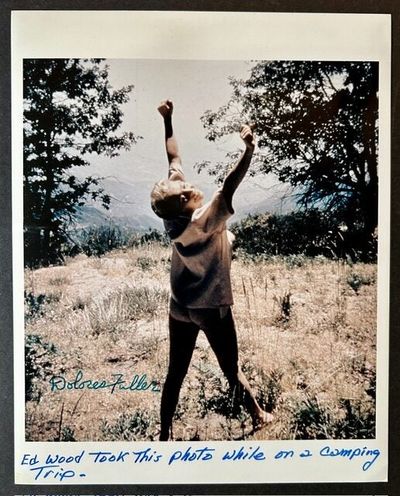 Signed Ed Wood Photograph of Girlfriend Dolores Fuller