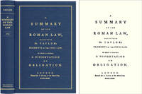 A Summary of the Roman Law, Taken from Dr. Taylor's Elements of the..