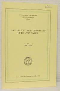 L´emploi causal de la conjonction ut en latin…