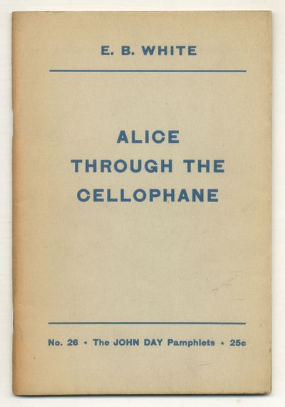 New York: The John Day Company, 1933. Softcover. Fine. First separate edition. Octavo. 30pp. Stapled...