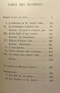 D'André Gide à Marcel Proust