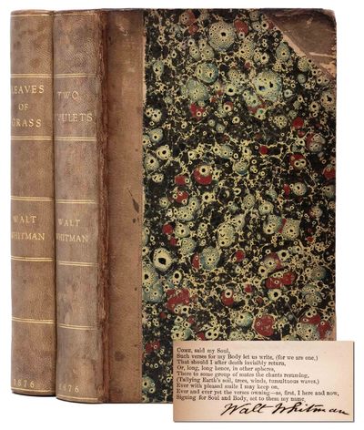 Leaves of Grass [with:] Two Rivulets (Signed author's edition)