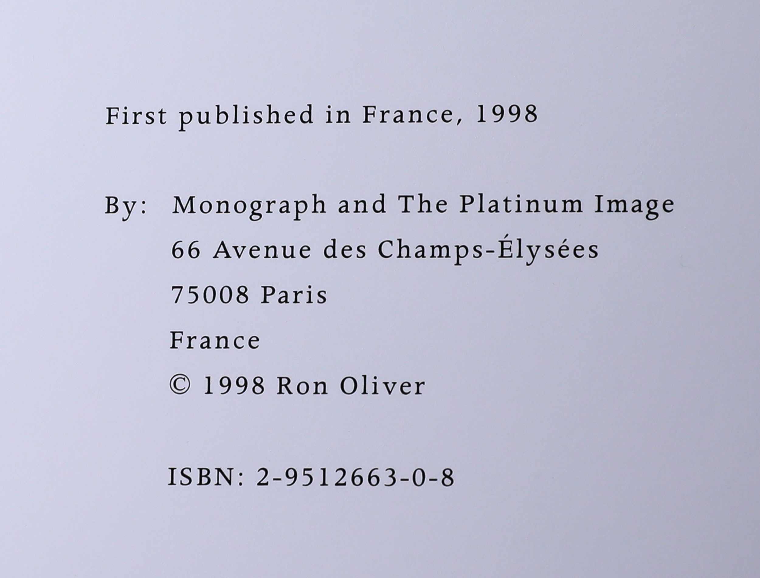 Between Memories and Dreams by Ron Oliver | Hardcover | 1998 