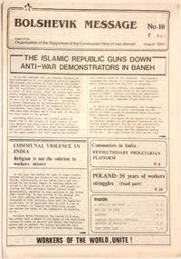 image of Bolshevik Message: paper of the Organisation of the Supporters of the Communist Party of Iran Abroad. No. 10 (August 1984)