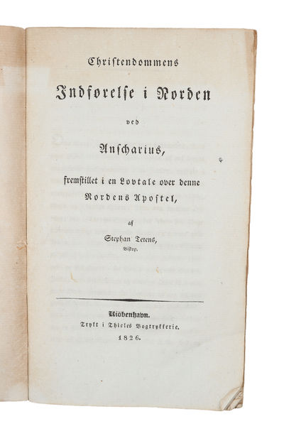 Christendommens Indførelse i Norden ved…