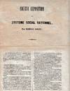 Courte Exposition d'un Systeme Social Rationnel [caption title]