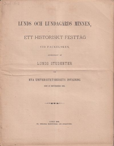 Lunds och Lundagårds minnen, ett historiskt…