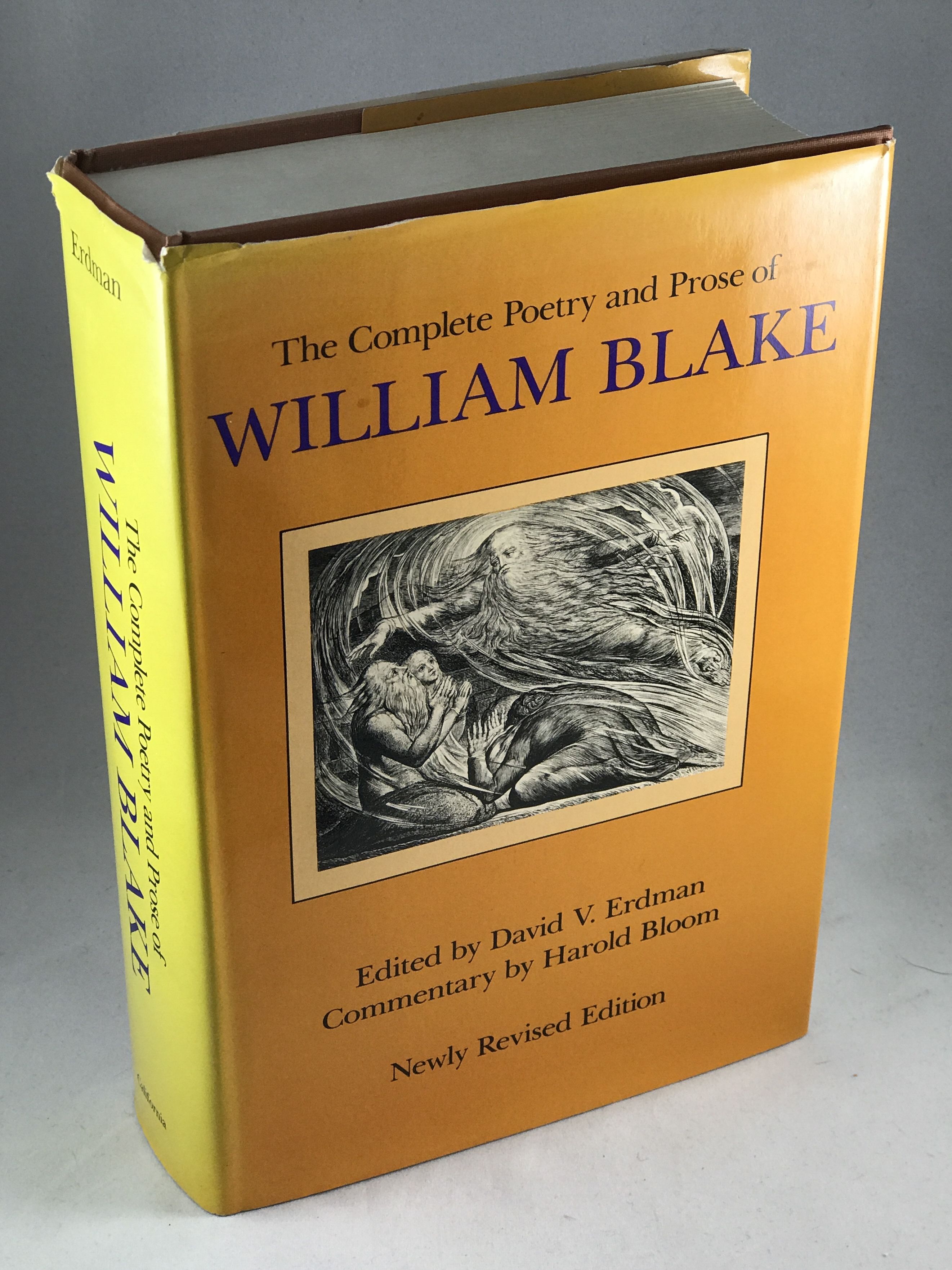 The Complete Poetry And Prose Of William Blake By William David V Erdman Editor And Harold
