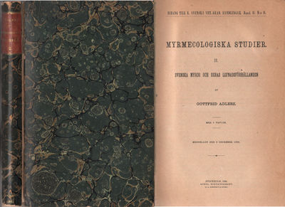 MYRMECOLOGISKA STUDIER II. Svenska myror och…