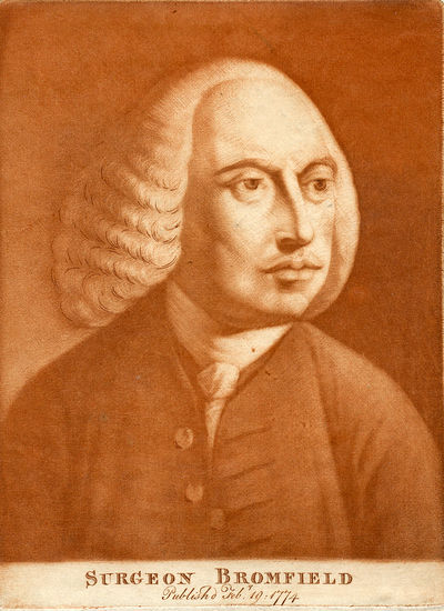 Engraved Portrait of the surgeon