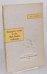 image of Descriptive guide to the Mari Sandoz collection