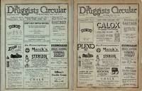 THE DRUGGISTS CIRCULAR, A PRACTICAL JOURNAL OF PHARMACY AND GENERAL  BUSINESS ORGAN FOR DRUGGISTS (1923, 2 ISSUES) de Harry J. Schnell, President - 1923