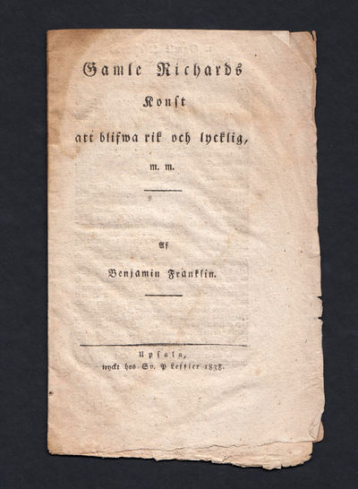 Gamle Richards konst att blifwa rik och lycklig,…