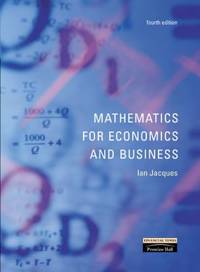 cover of Mathematics for Economics and Business