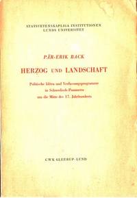Herzog und Landschaft. Politische Ideen und…