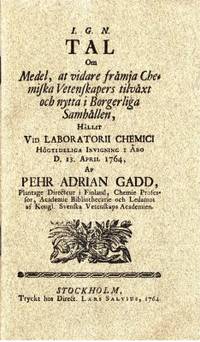 I. G. N. Tal Om Medel, at vidare främja Chemiska…