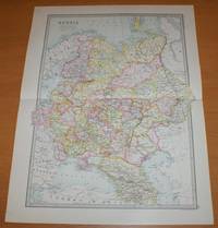 cover of Map of 'Russia in Europe' - Sheet 40 disbound from the 1890 'The Library Reference Atlas of the World' including Finland, Lapland and Poland and modern day Ukraine, Belarus, Latvia, Lithuania, Estonia,Georgia and Azebaijan