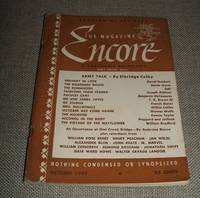 The Magazine Encore  October 1942 by Edited by Dent Smith with stories and articles by James joyce , Saki, Ambrose Bierce, Thomas Wolfe and many others - 1942