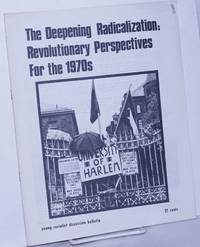 image of The deepening radicalization: Revolutionary Perspectives for the 1970s YSA Discussion Bulletin, Volume 13, No. 3