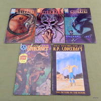 H.P. Lovecraft&#039;s Cthulhu Comics set: Lot of 5 by staff