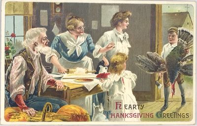 [POSTCARD] HEARTY THANKSGIVING GREETINGS