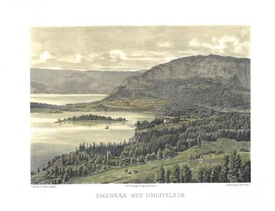 Fagernæs med omgivelser.