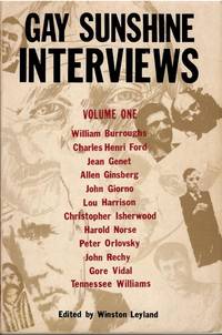 Gay Sunshine Interviews. Volume 1.