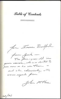 cover of TABLE OF CONTENTS