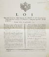 Loi Qui règle la forme dans laquelle les Districts & les Départemens donneront leurs avis sur les Pétitions & Requêtes qui leurs seront présentées. Donnée à Paris le 25 Decembre 1790