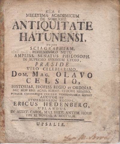 Meletema academicum de nobiliore antiquitate…