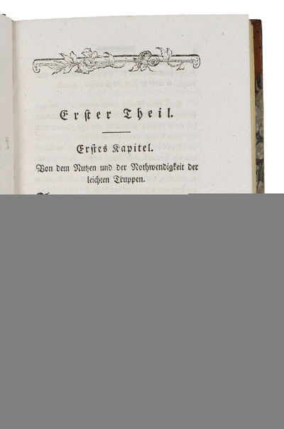 Der kleine Krieg oder die Maximen der leichten Infanterie Cavalerie Scharfschützen und Jäger. Unveränderte Auflage mit 17 Kupfern. (photo 3)