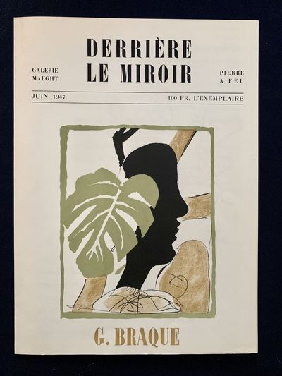 Derrière le miroir 4, June 1947. With 1 original lithograph by G. Braque
