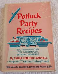 cover of POTLUCK PARTY RECIPES 200 Suggestions for casseroles, Salads, Deserts